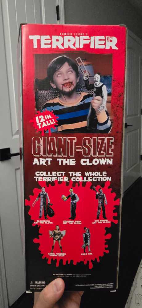 Art The Clown 12” Giant Size   vinyl figure collectible - Main Image 2