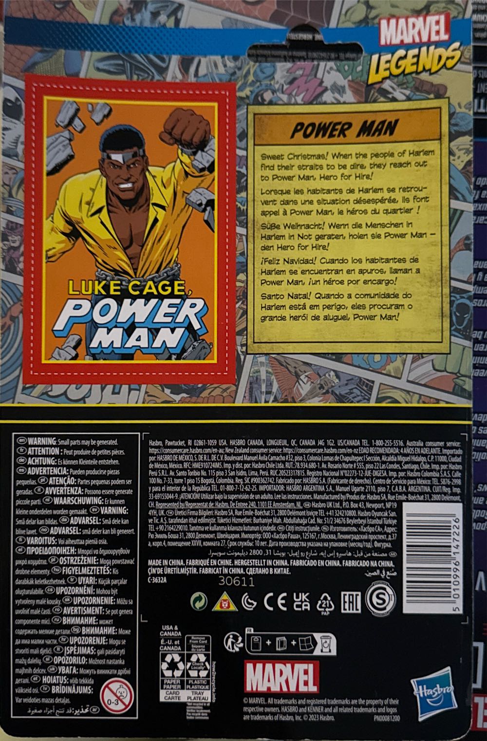 Hulk Marvel Legends Series Retro 375 Collection Hulk 3.75-inch Collectible Action Figurestoys  vinyl figure collectible [Barcode 5010996147257] - Main Image 3