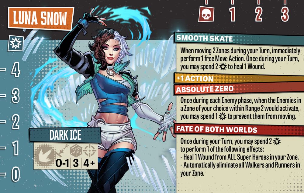 Luna Snow - Marvel Universe vinyl figure collectible [Barcode 889698881708] - Main Image 4