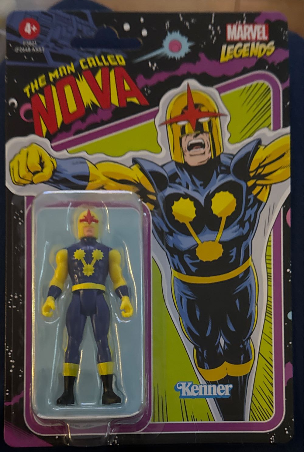 Nova Collectible Action Figure Marvel Legends Series 3.75-inch Retro 375 Collection Toys For Kids Ages 4 And Up  vinyl figure collectible [Barcode 5010993954490] - Main Image 2