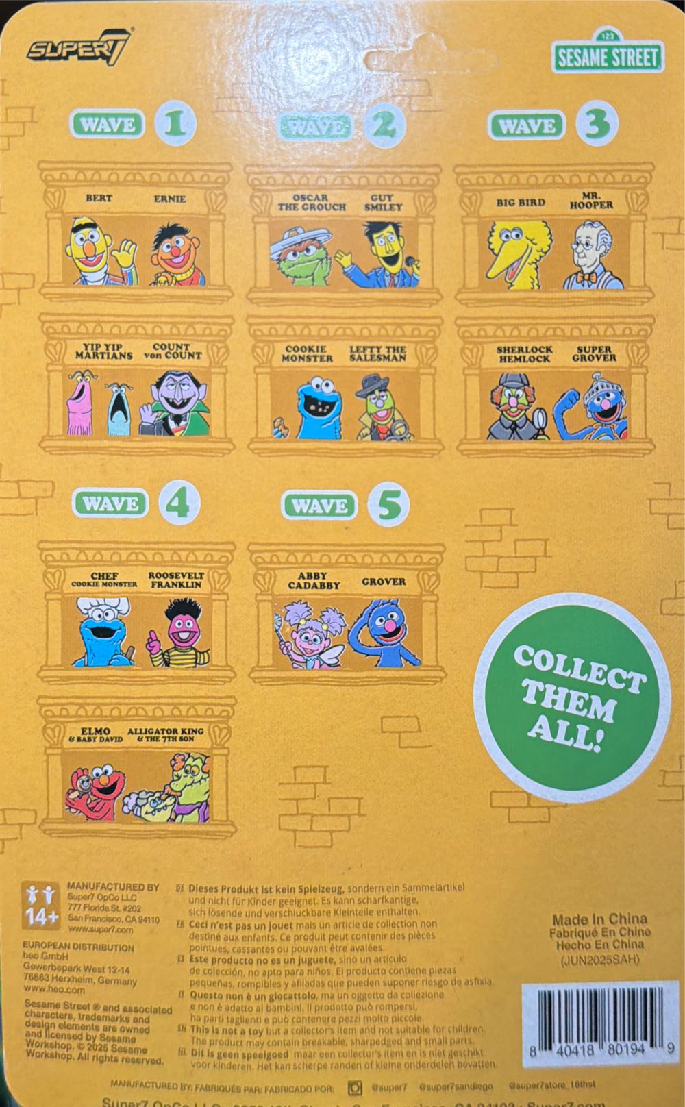 Grover  vinyl figure collectible [Barcode 840418801949] - Main Image 2