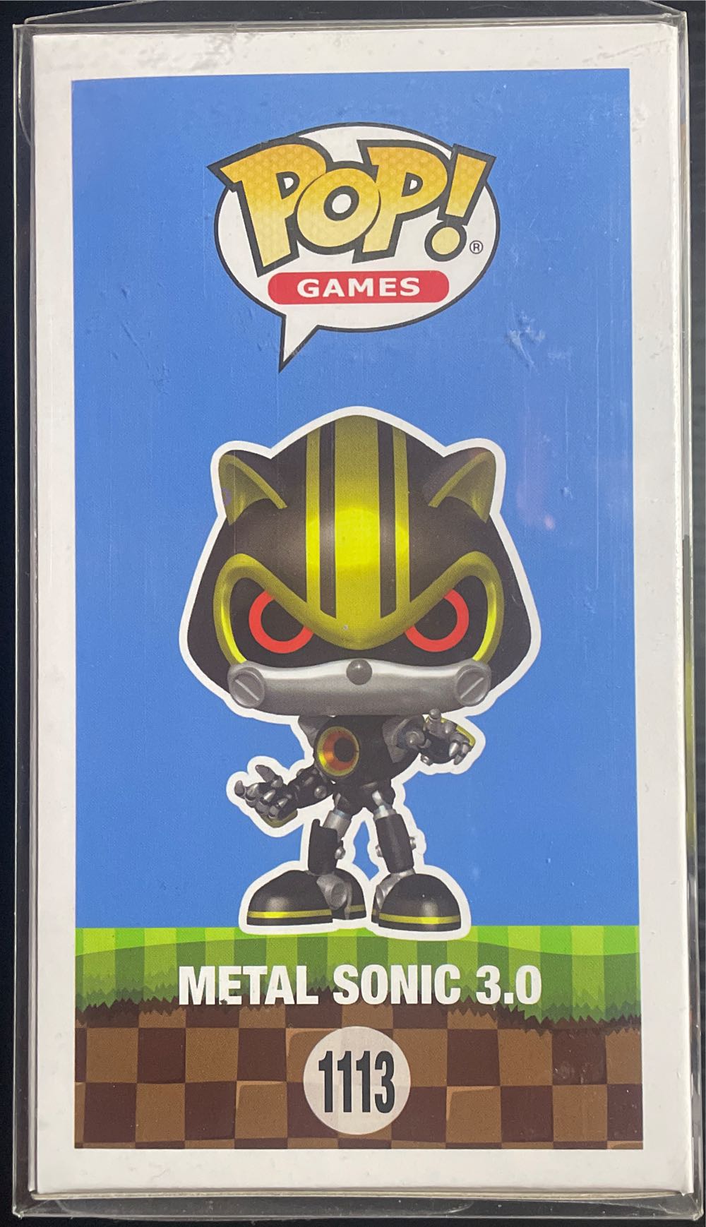 Funko Pop! Sonic The Hedgehog – Metal Sonic 3.0 # Le 5000 Gamestop Exclusive Hard Case Pop Games  vinyl figure collectible [Barcode 889698881005] - Main Image 4