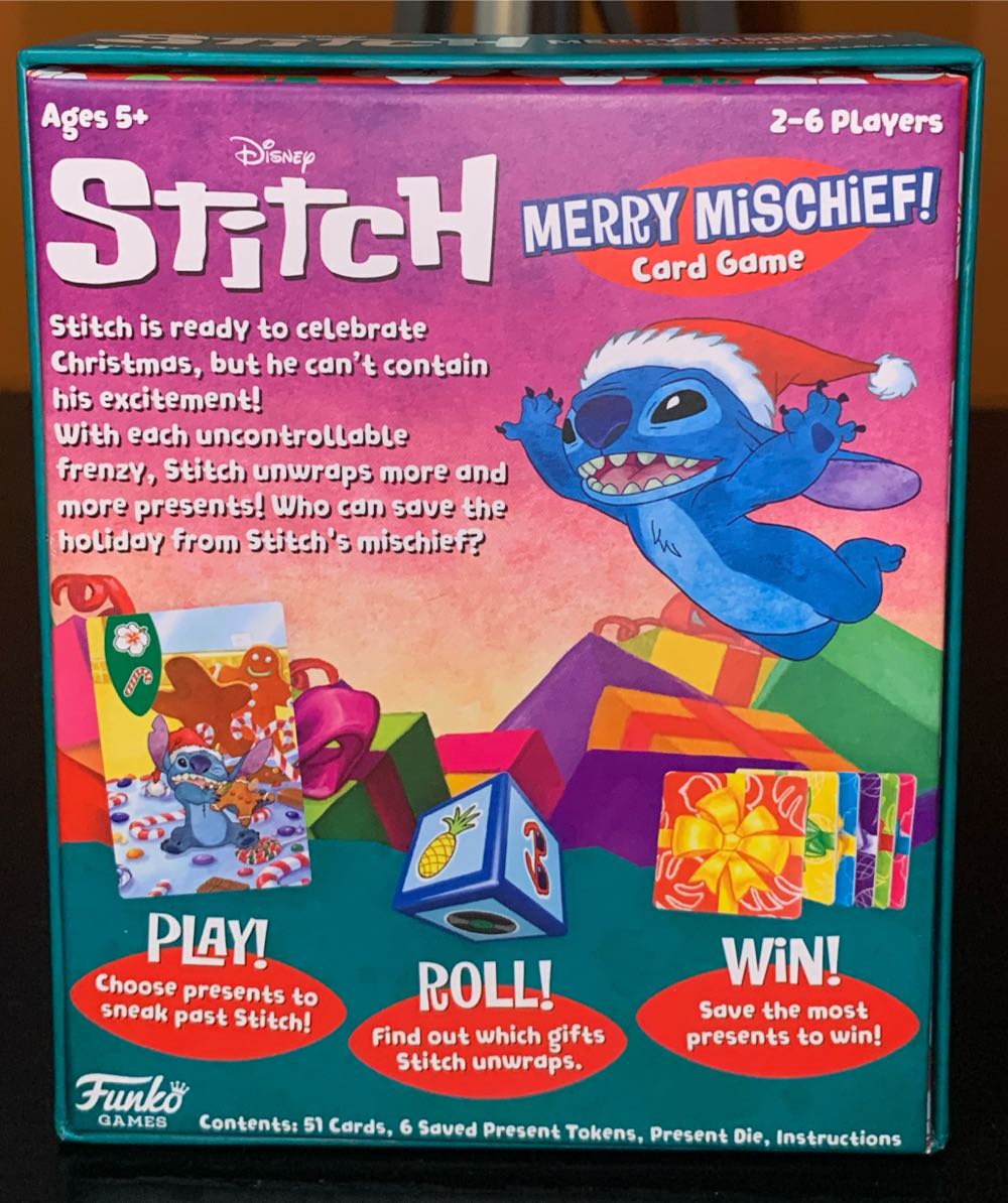 Stitch: Merry Mischief! Card Game  vinyl figure collectible [Barcode 889698640930] - Main Image 3