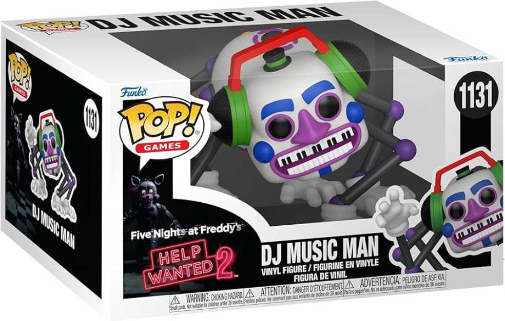 DJ Music Man - Five Nights at Freddy’s vinyl figure collectible [Barcode 889698861175] - Main Image 2