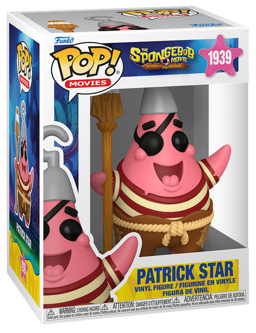 Patrick Star - SpongeBob SquarePants vinyl figure collectible [Barcode 889698835916] - Main Image 2