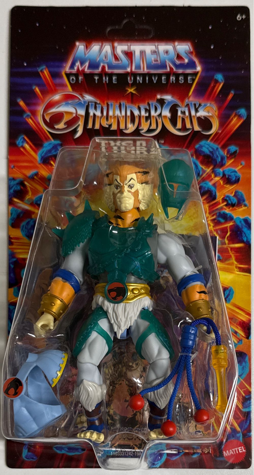 Masters Of The Universe Origins & Thundercats 5.5-inch Posable Action Figure Tygra 1980s Crossover Toy Removable Armor Bolo Accessory & Mini Comic - Masters of the Universe vinyl figure collectible [Barcode 194735307609] - Main Image 2
