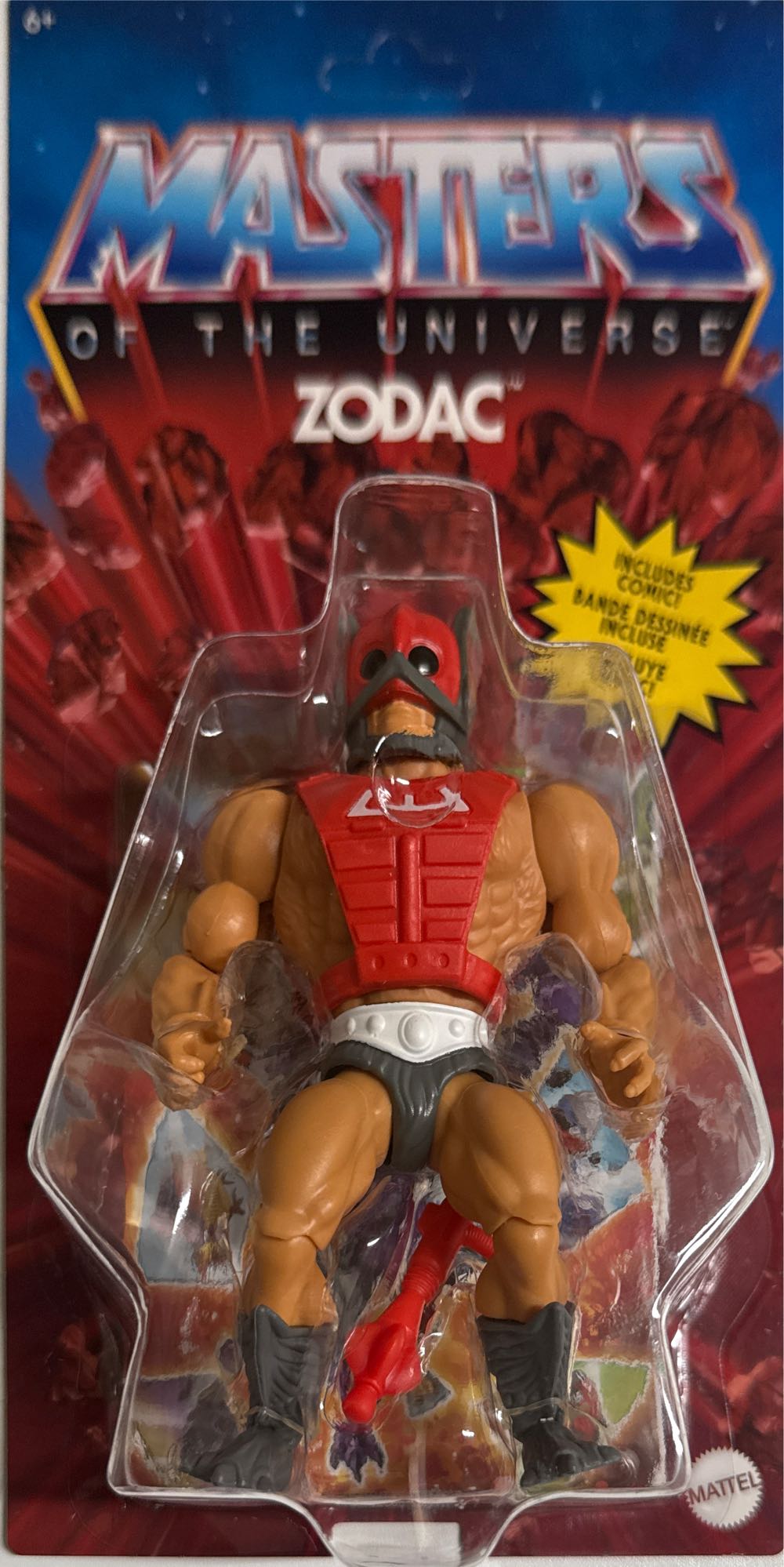 Masters Of The Universe Mattel Masters Of The Universe Origins Action Figure & Accessories Set Zodac Collectible Toy With 16 Posable Joints 5.5-inch  vinyl figure collectible [Barcode 194735244331] - Main Image 2