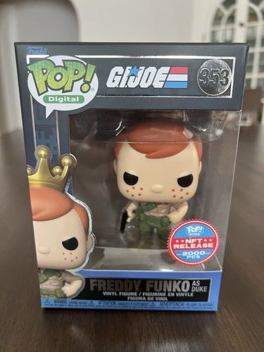 Flocked Brown Dog with Yellow Antler