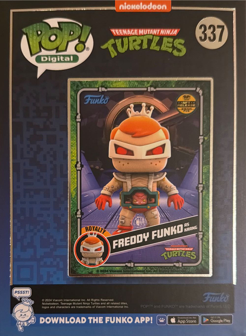TMNT -337- Freddy Funko As Krang  vinyl figure collectible [Barcode 889698869324] - Main Image 2