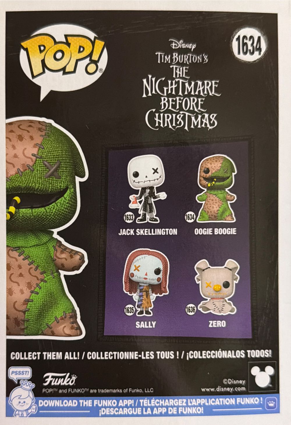 Oogie Boogie - The Nightmare Before Christmas vinyl figure collectible [Barcode 889698884082] - Main Image 2