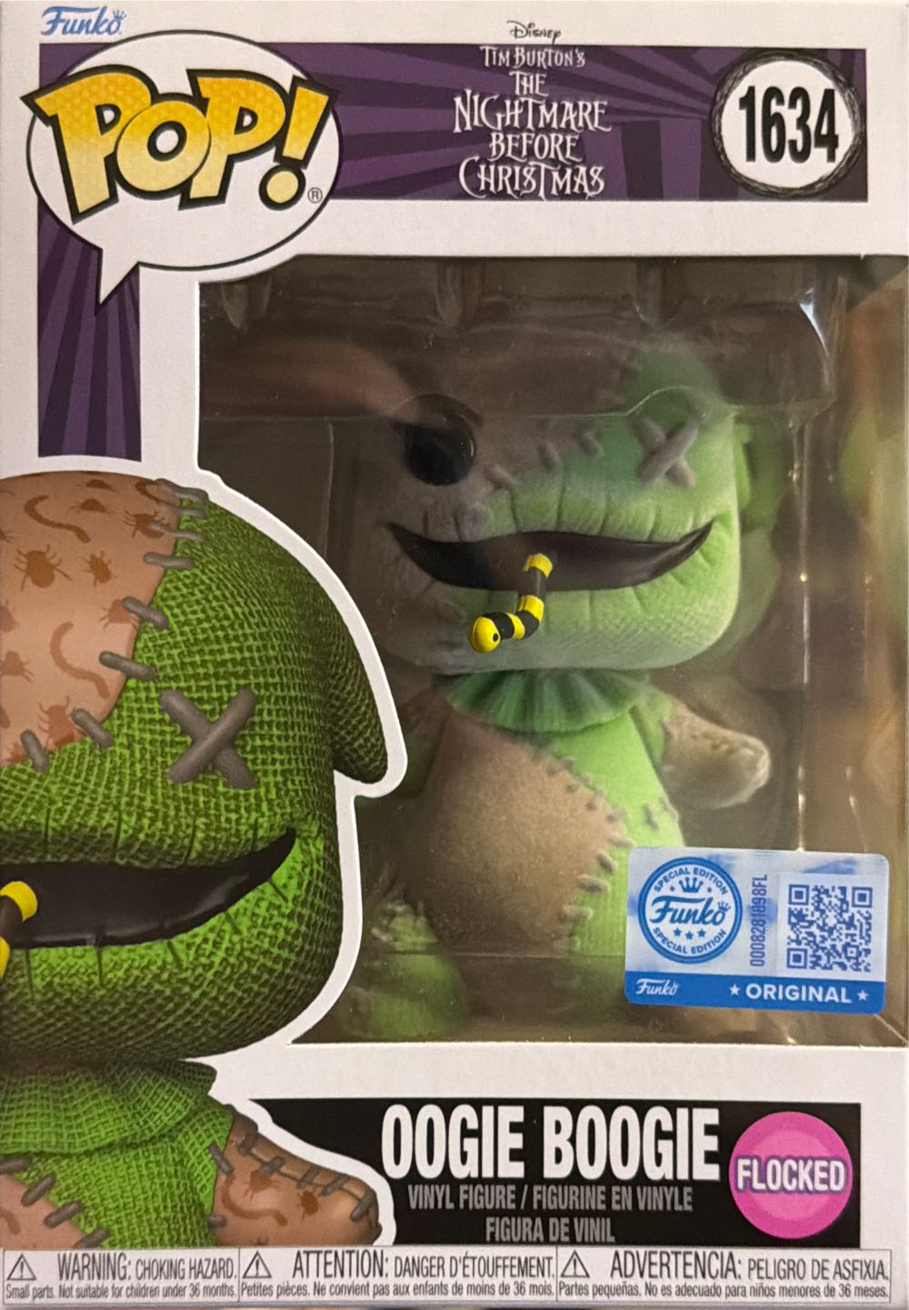 Oogie Boogie - The Nightmare Before Christmas vinyl figure collectible [Barcode 889698884082] - Main Image 4