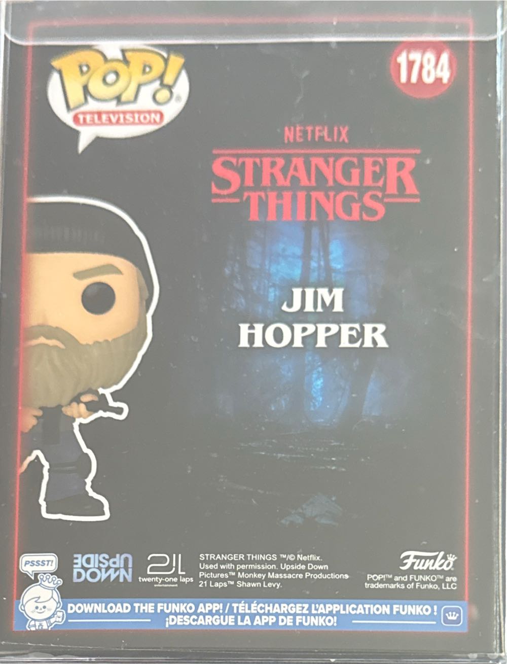 Jim Hopper - Stranger Things vinyl figure collectible [Barcode 889698757546] - Main Image 2