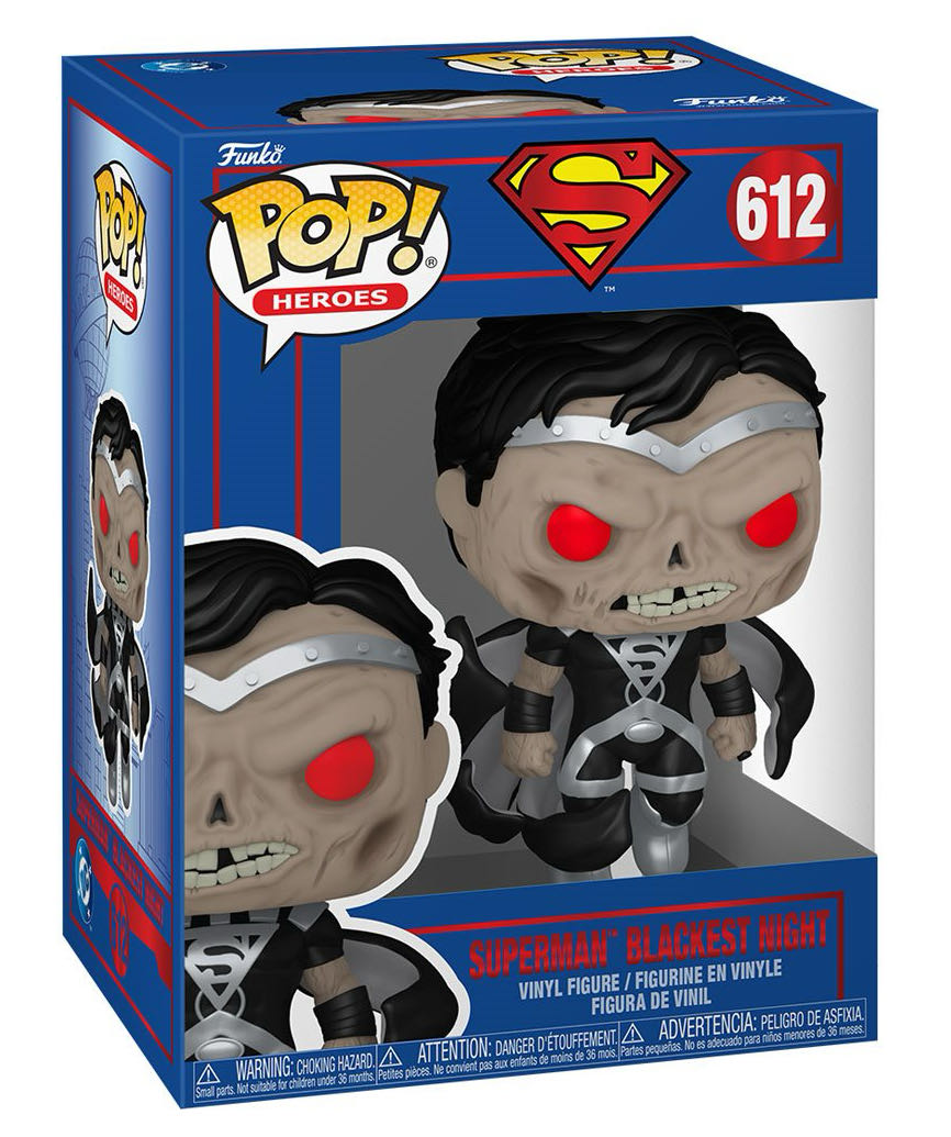 Superman Blackest Night Funko Pop  vinyl figure collectible [Barcode 889698889551] - Main Image 2
