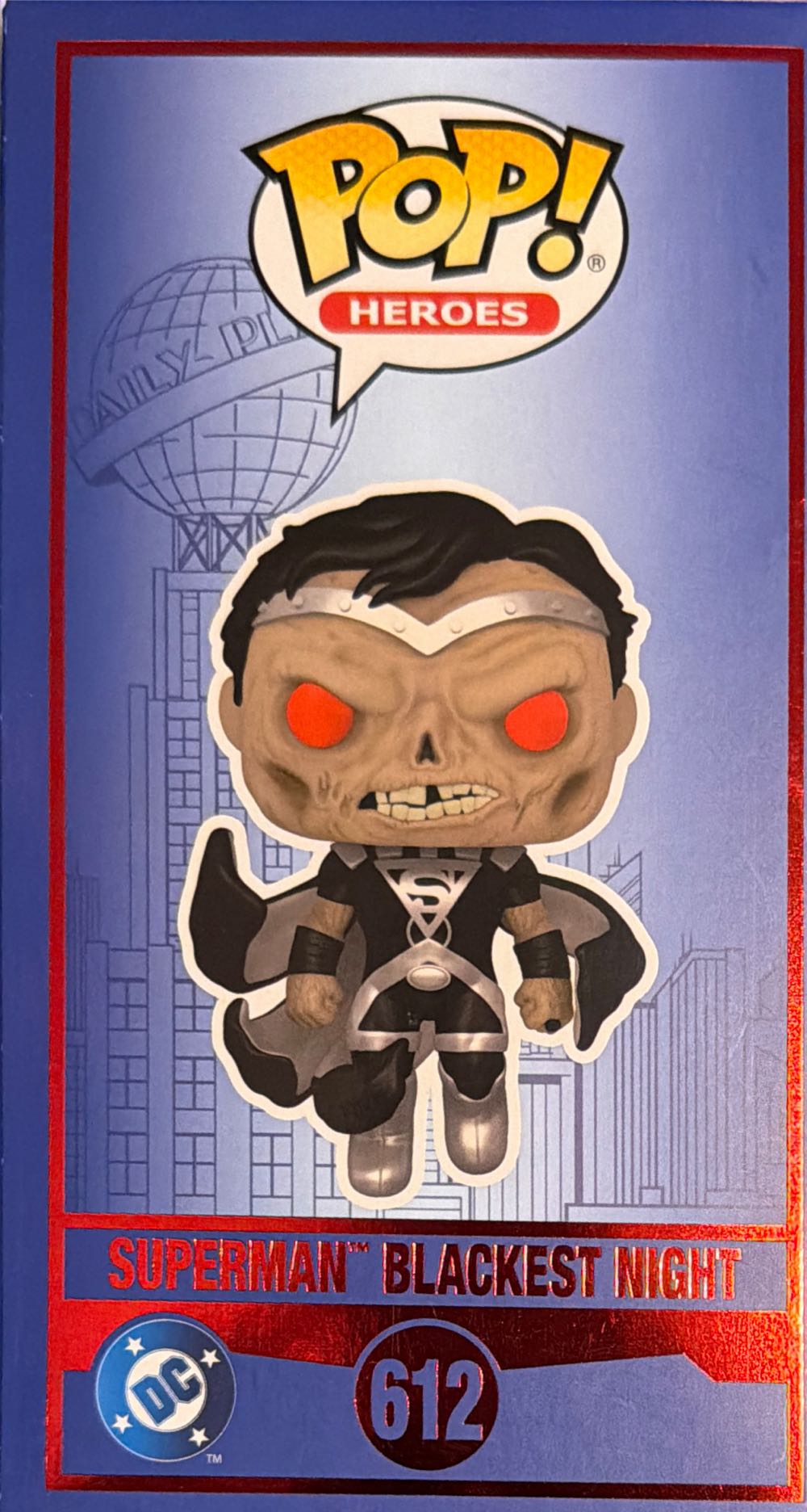 Superman Blackest Night Funko Pop  vinyl figure collectible [Barcode 889698889551] - Main Image 3