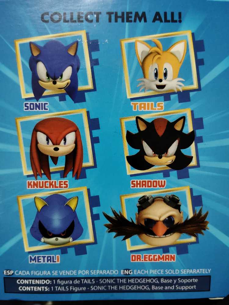 Sonic - Tails - Sonic the Hedgehog vinyl figure collectible [Barcode 7707810000055] - Main Image 3