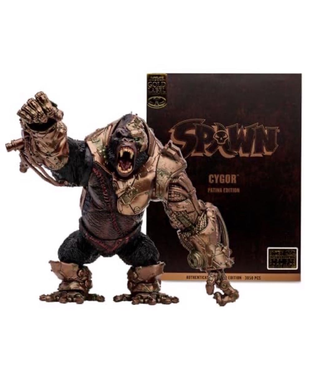 DC Gold Label Spawn: Cygor (Patina Edition)  vinyl figure collectible [Barcode 787926901832] - Main Image 2