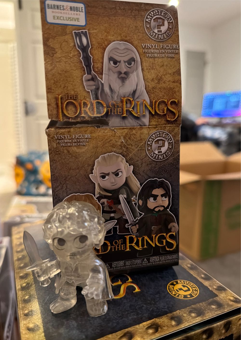 Rings Mystery Box & Barnes And Noble Funko The Lord Of The Rings Box Barnes & Noble Sealed Funko Mystery New Sealed Exclusive - The Lord of the Rings vinyl figure collectible [Barcode 889698376150] - Main Image 2