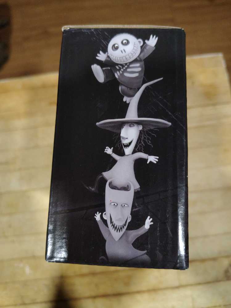 Skellington 3” Set Disney Nightmare Before Christmas Jack Skellington Sally Oogie Boogie Sally 3 Collectible 3” Nib Piece New Figurine Disney’s Figurines The Tim  vinyl figure collectible [Barcode 761359204470] - Main Image 3