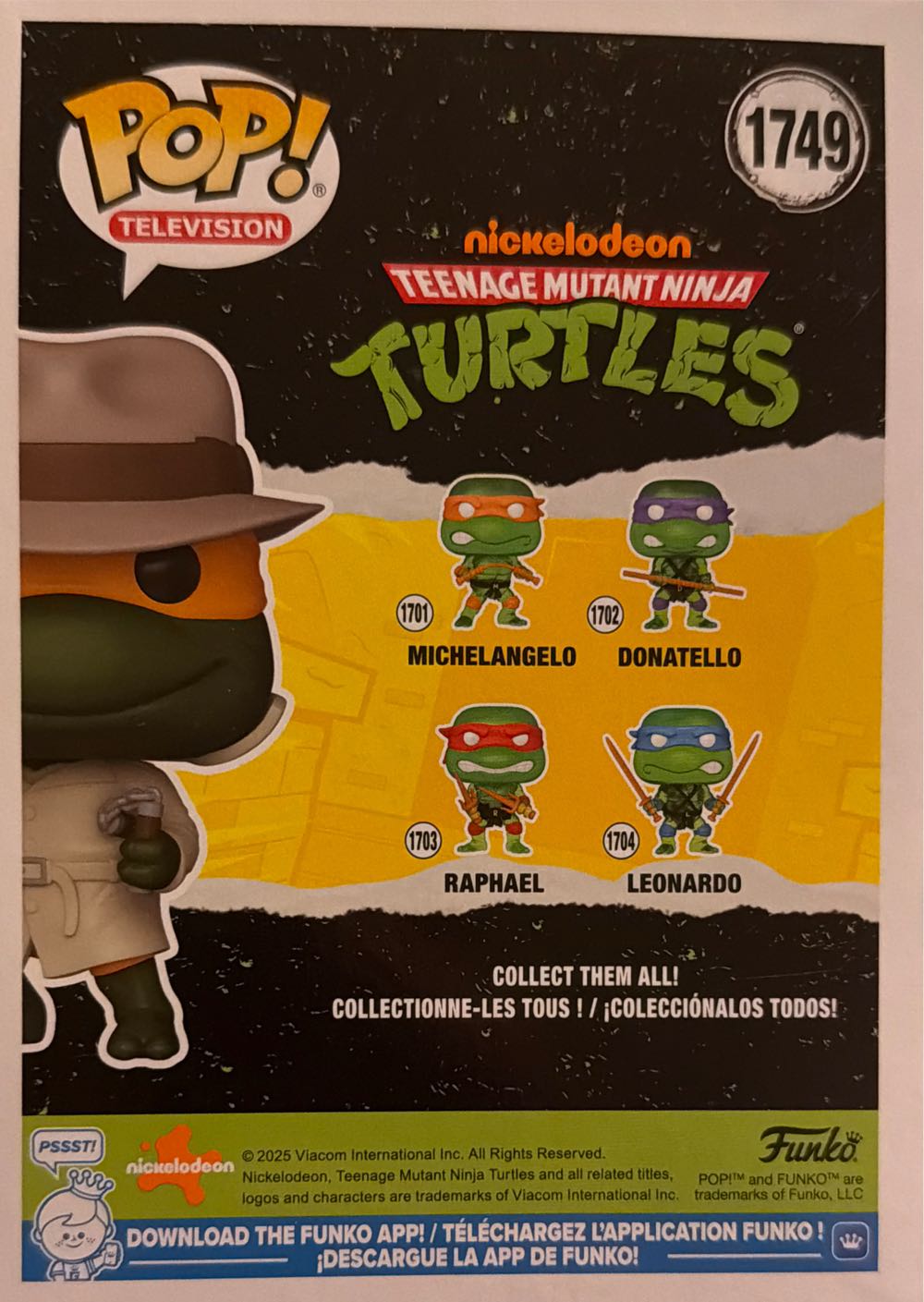 TMNT 1749 - Michelangelo - Teenage Mutant Ninja Turtles vinyl figure collectible - Main Image 2