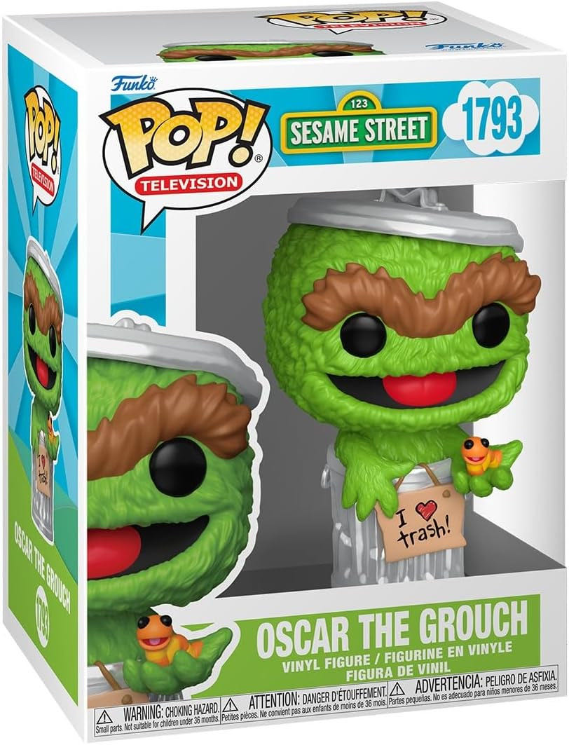 Oscar the Grouch - Seasame Street vinyl figure collectible [Barcode 889698885164] - Main Image 2