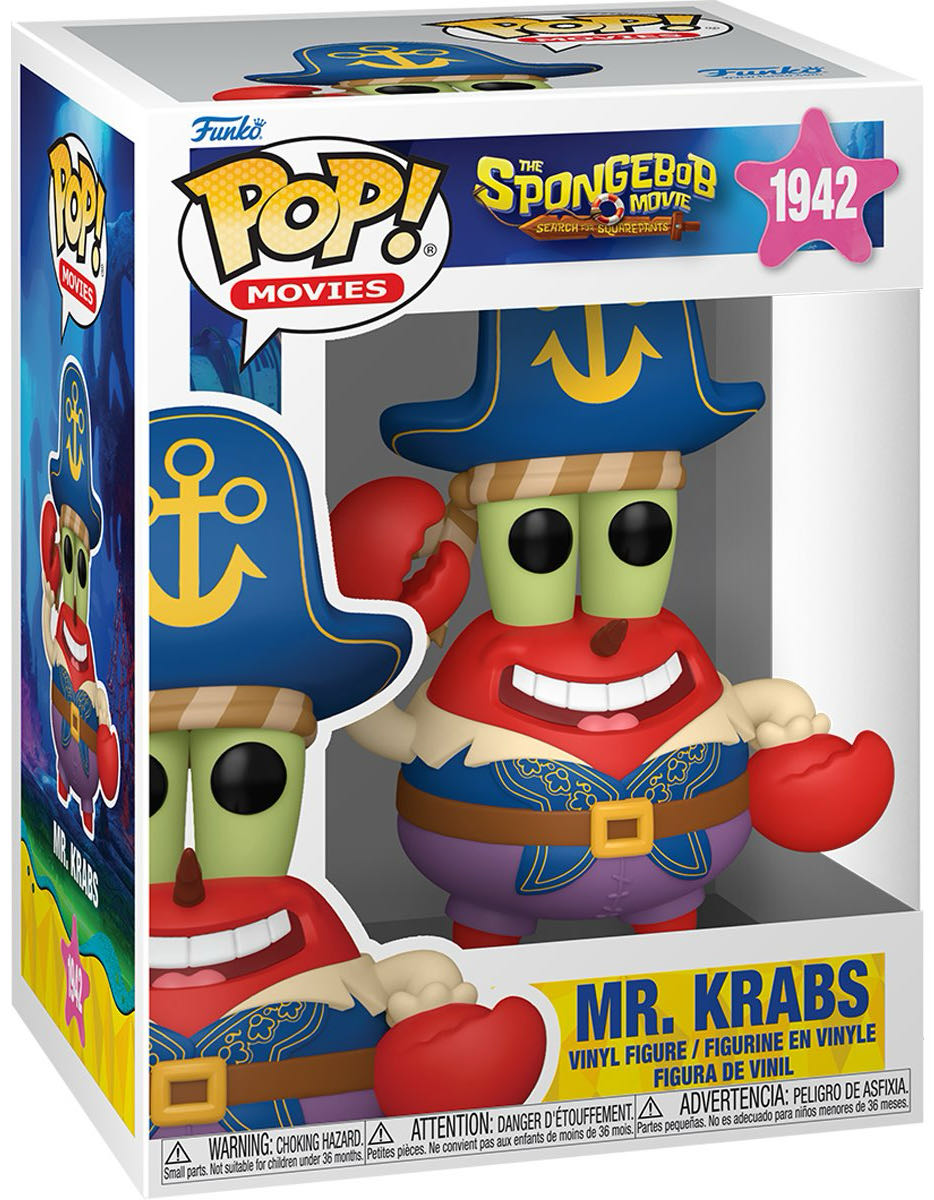 Mr. Krabs - SpongeBob SquarePants vinyl figure collectible [Barcode 889698863094] - Main Image 2
