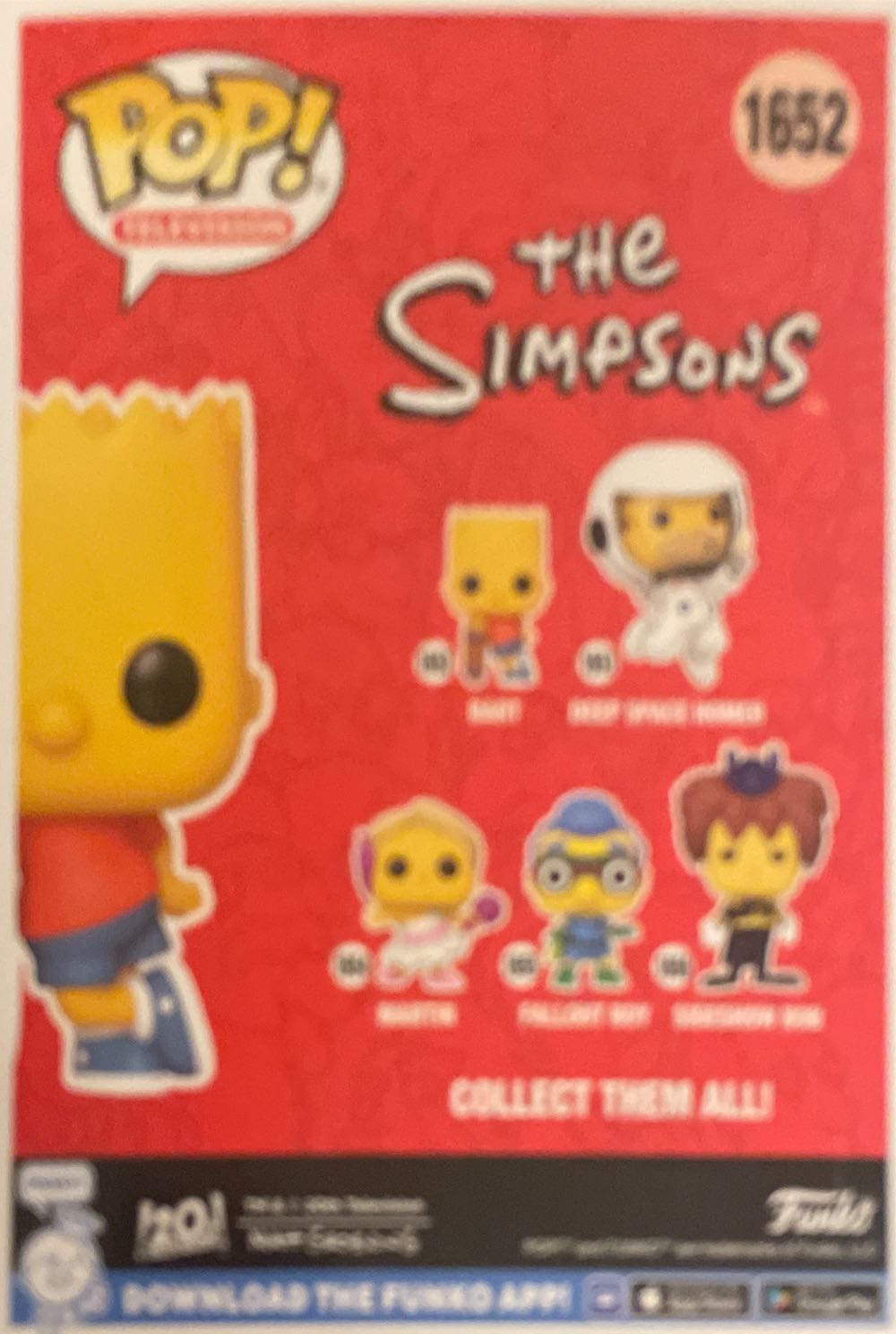 Bart  The simpson - The Simpsons vinyl figure collectible [Barcode 889698800716] - Main Image 3