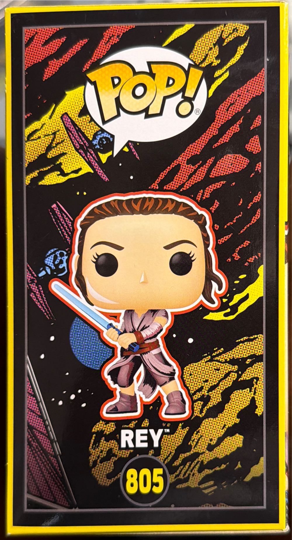 Rey Pop! Star Wars Rey  vinyl figure collectible [Barcode 889698885768] - Main Image 2