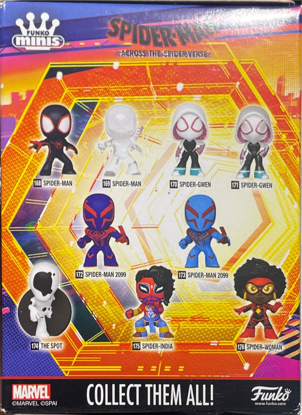 Spider-Gwen Funko Mini 170  vinyl figure collectible [Barcode 889698741125] - Main Image 2