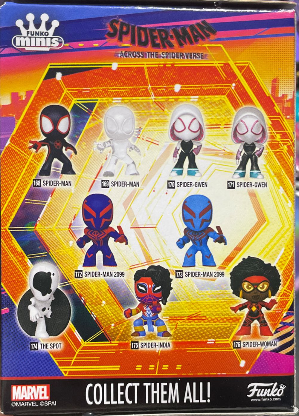 Spider-man 2099 Funko Mini 172  vinyl figure collectible [Barcode 889698741125] - Main Image 2
