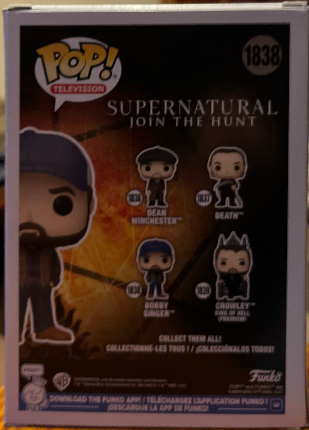 Bobby Singer - Supernatural vinyl figure collectible [Barcode 889698902755] - Main Image 4
