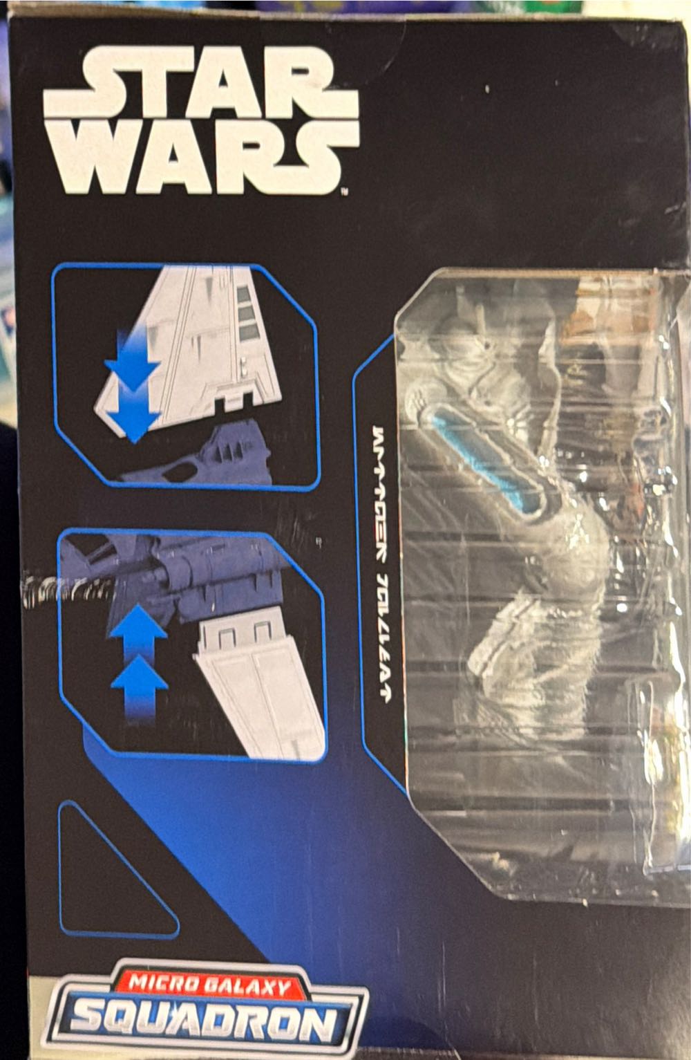 Jazwares Star Wars Micro Galaxy Squadron Tydirium Shuttle 7-inch Vehicle With Unique Deco And Four 1-inch Micro Figure Accessories  vinyl figure collectible [Barcode 191726814283] - Main Image 2