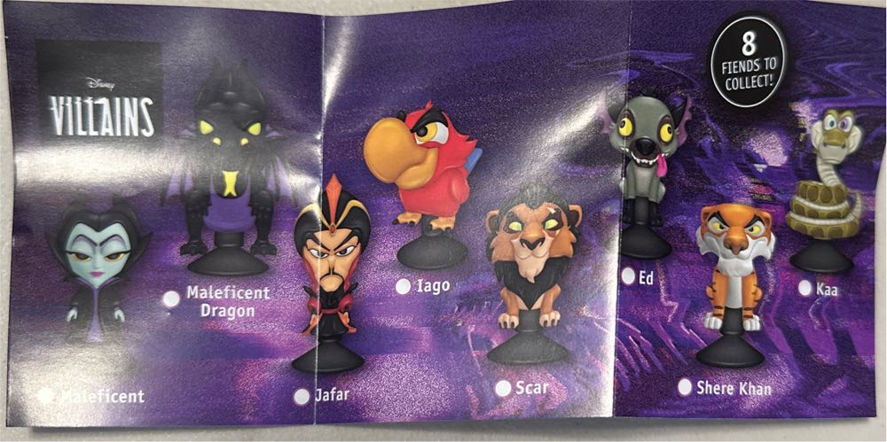 New Disney Villains Chibi Snapz Mystery Capsule Sealed Dastardly Pair Maleficent & Of Dragon Sleeping Beauty  vinyl figure collectible [Barcode 097629538038] - Main Image 2