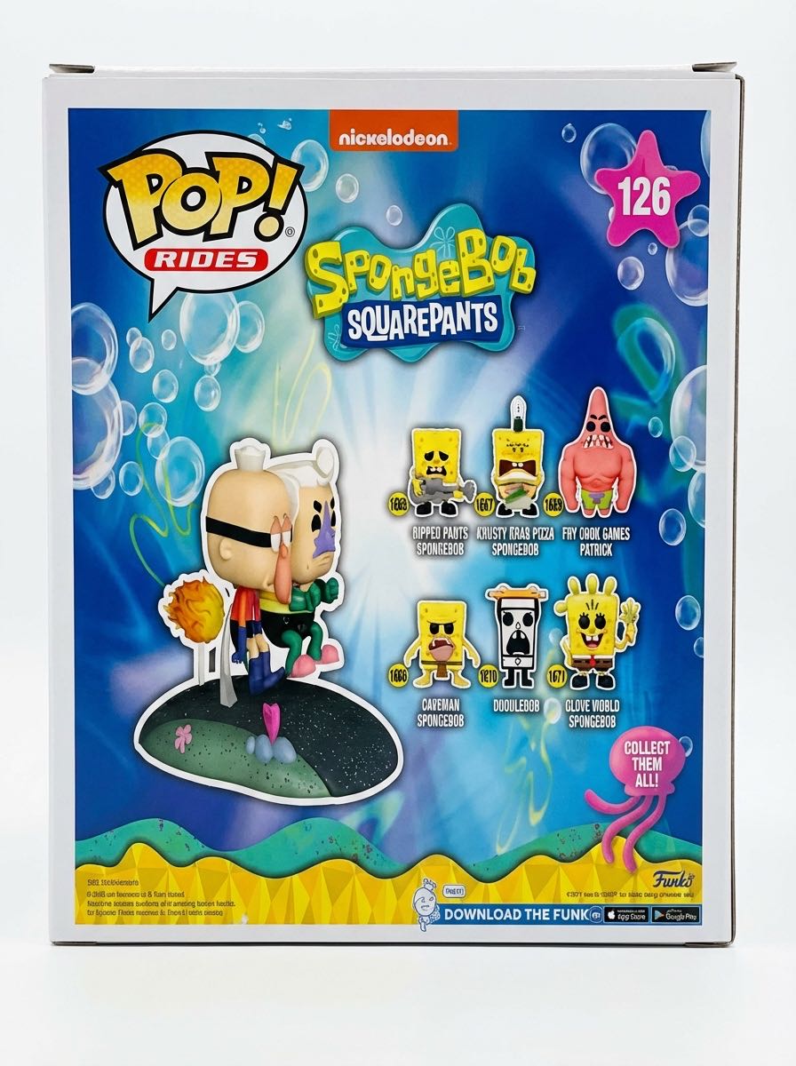 Mermaidman & Barnacleboy with Invisible Boatmobile - SpongeBob SquarePants vinyl figure collectible [Barcode 0889698845724] - Main Image 2
