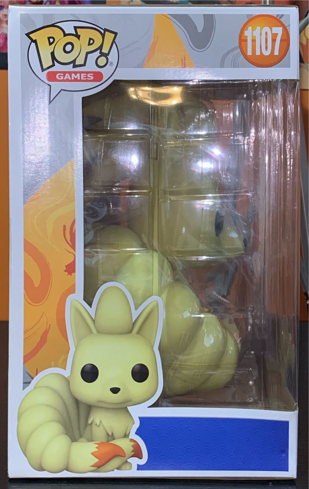 #1107: Ninetales - Pokémon vinyl figure collectible [Barcode 889698882101] - Main Image 4