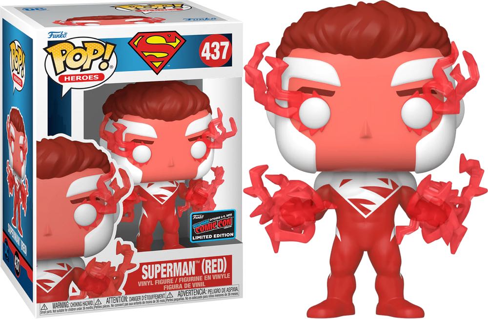 Funko Pop! Superman Red  vinyl figure collectible - Main Image 2