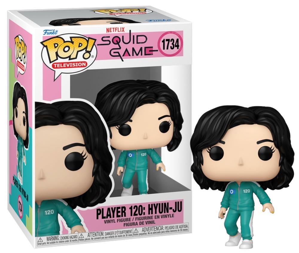 Squid Game -1734- Player 120: Hyun-Ju  vinyl figure collectible [Barcode 889698797320] - Main Image 2