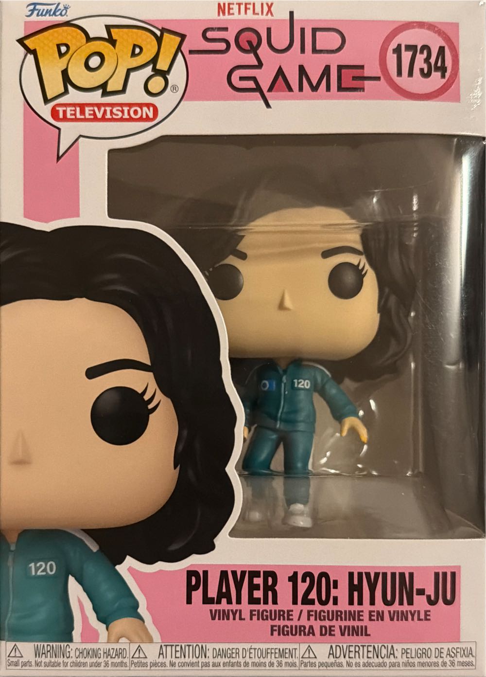 Squid Game -1734- Player 120: Hyun-Ju  vinyl figure collectible [Barcode 889698797320] - Main Image 4