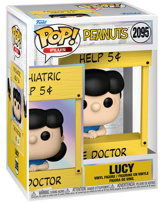 Funko Pop! Plus: Peanuts Lucy Classic Peanuts Collectable Vinyl Figure Gift Idea Official Merchandise Toys For Kids & Adults Cartoon Fans Model Figure For Collectors  vinyl figure collectible [Barcode 889698865425] - Main Image 2