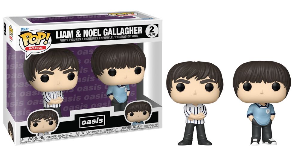 Liam & Noel Gallagher 2-Pack (Oasis)  vinyl figure collectible [Barcode 889698893831] - Main Image 2