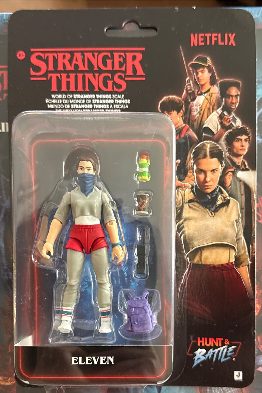 Eleven Stranger Things Eleven Season 5: 4” Articulated Action Figure With Unique Accessories - Stranger Things vinyl figure collectible [Barcode 191726924333] - Main Image 2
