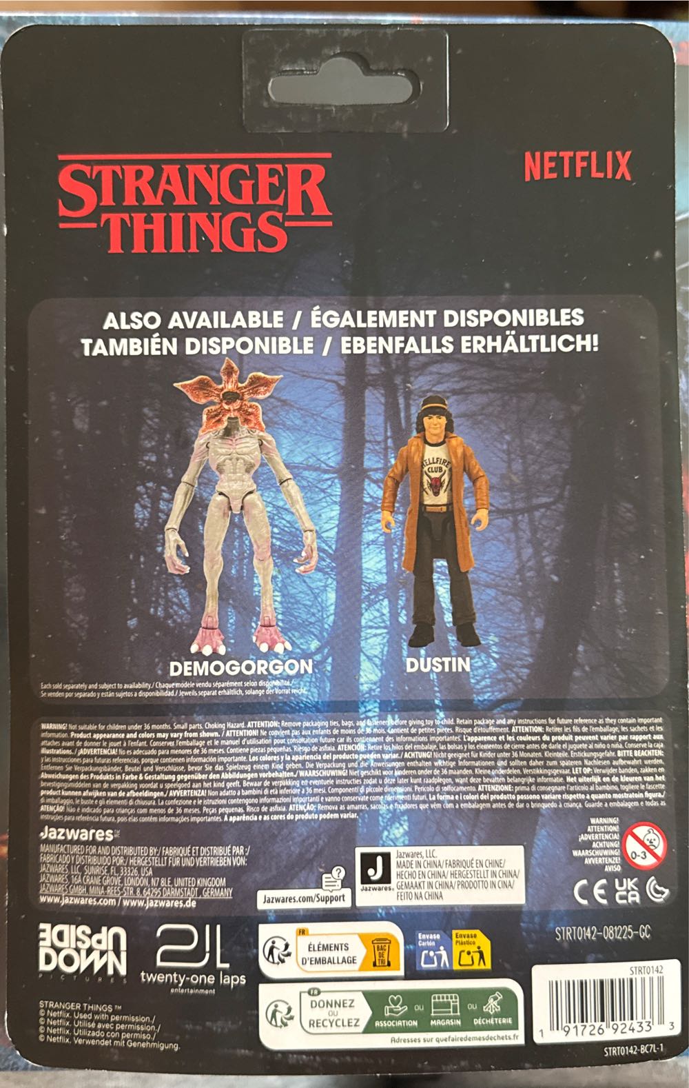 Eleven Stranger Things Eleven Season 5: 4” Articulated Action Figure With Unique Accessories - Stranger Things vinyl figure collectible [Barcode 191726924333] - Main Image 3