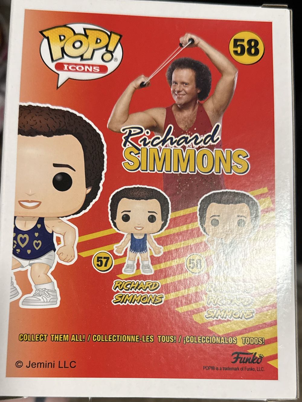 Richard Simmons Dancing - Celebrities vinyl figure collectible [Barcode 889698526159] - Main Image 2