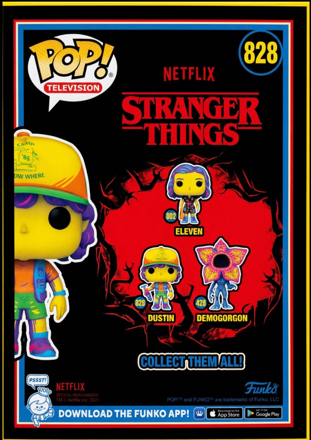 Dustin #828 Special Edition  vinyl figure collectible [Barcode 70101492] - Main Image 2