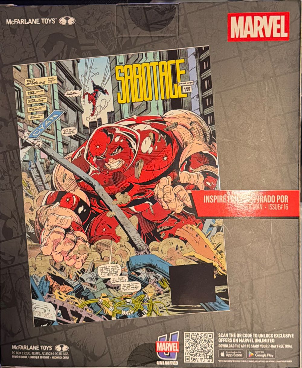 Mcfarlane Marvel Mcfarlane Gold Label Juggernaut Nib Target Exclusive 🔥 Marvel Juggernaut Gold X Men  vinyl figure collectible [Barcode 787926148398] - Main Image 3