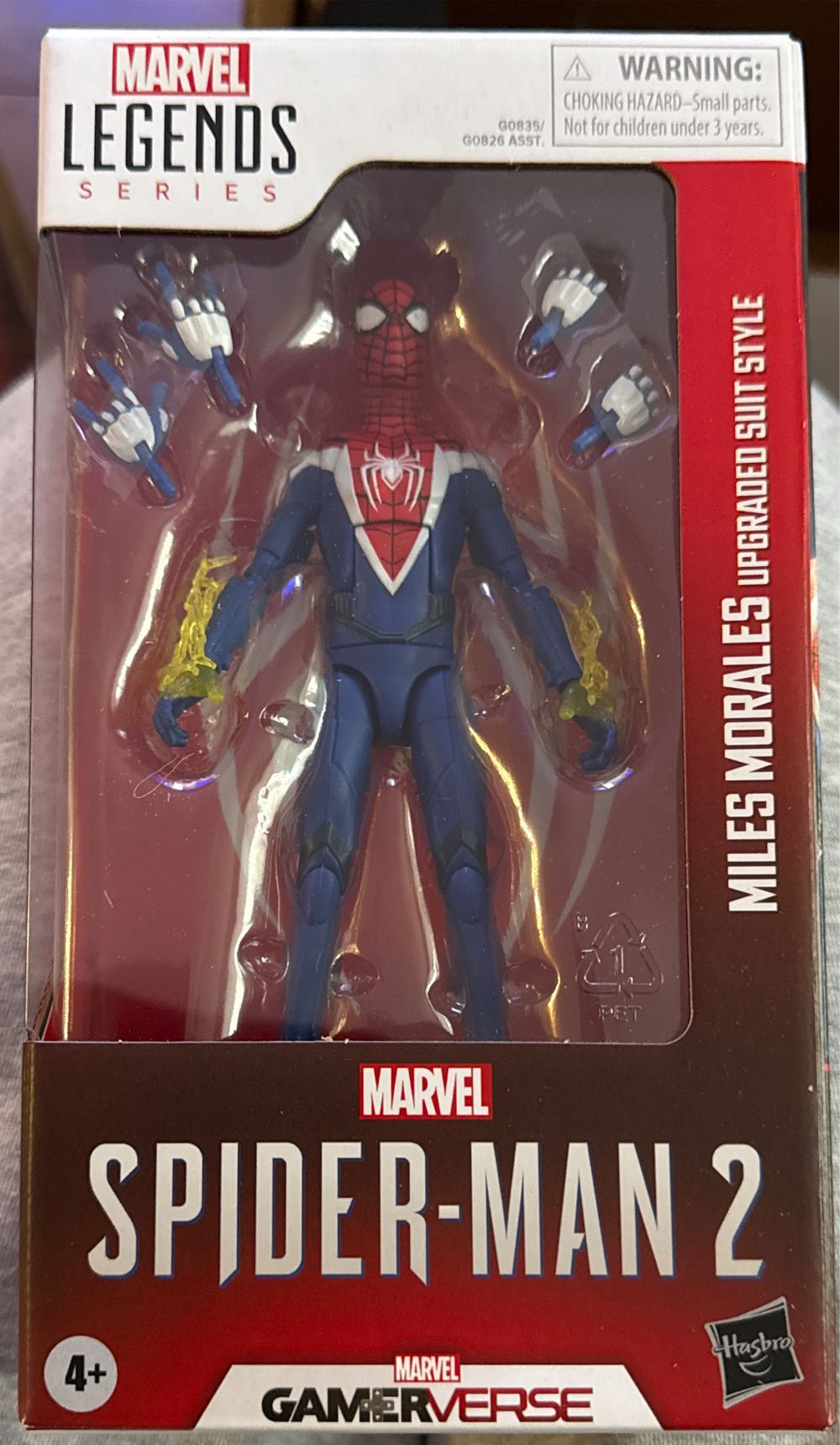 Miles Morales Marvel Legends Series Gamerverse Miles Morales Upgraded Suit Style Spider-man 2 Video Game-inspired Collectible 6 Inch Action Figure  vinyl figure collectible [Barcode 5010996300508] - Main Image 2