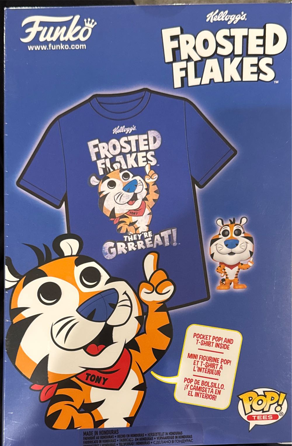 Pop Tees Kelloggs Frosted Flakes  vinyl figure collectible [Barcode 889698399593] - Main Image 2
