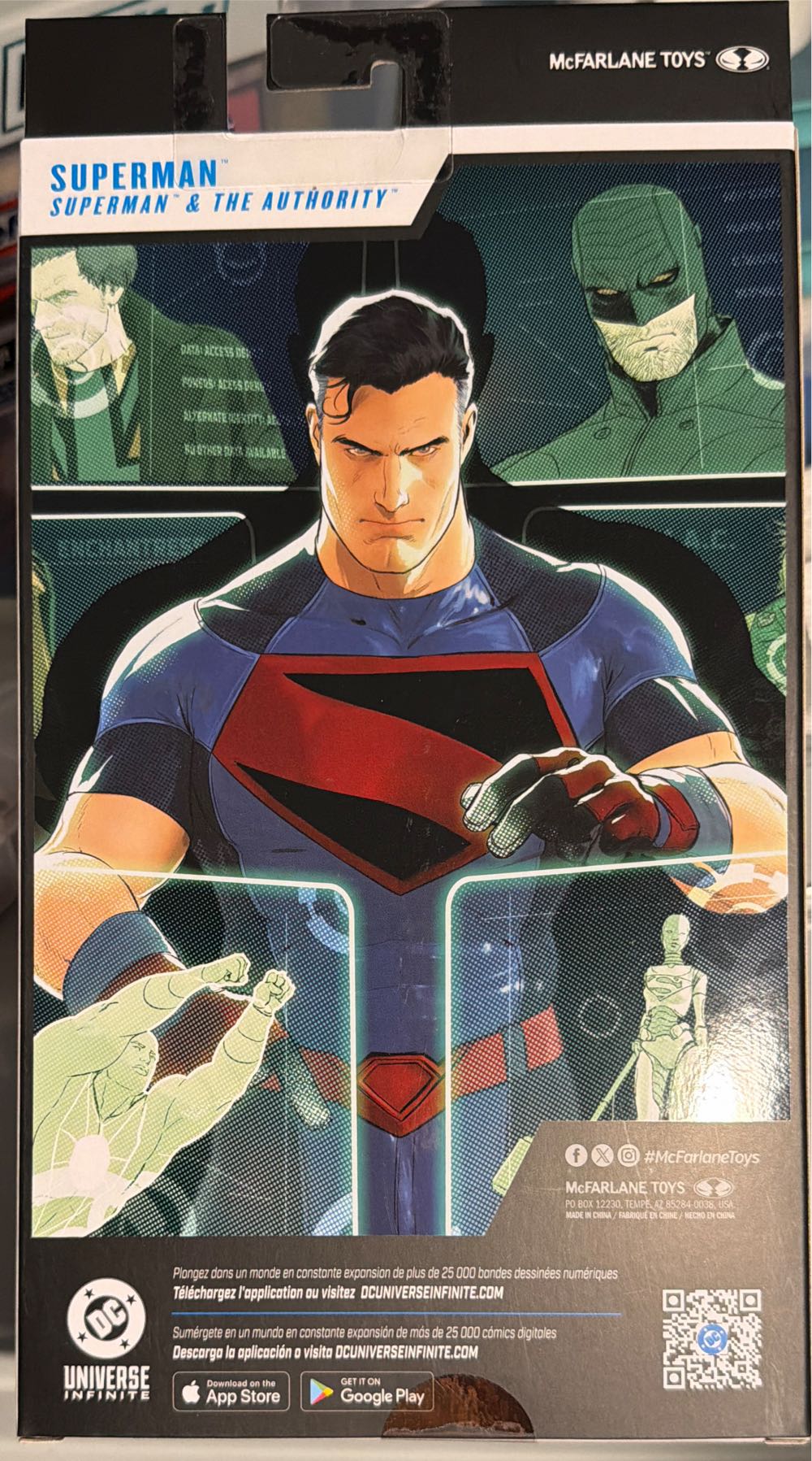 DC Multiverse Superman & The Authority: Superman  vinyl figure collectible [Barcode 787926174731] - Main Image 3