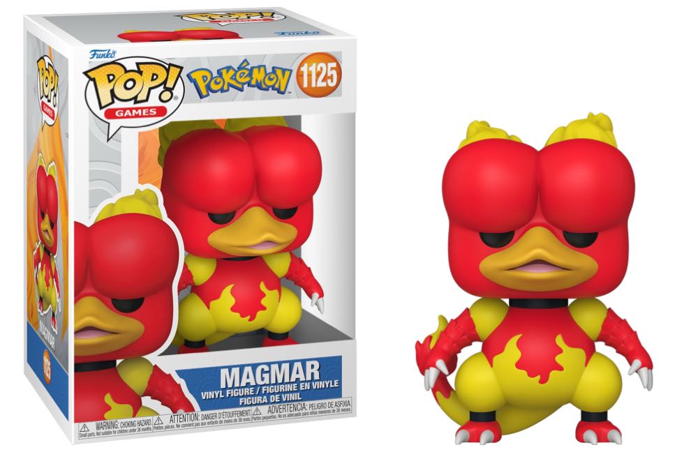 Magmar - Pokémon vinyl figure collectible [Barcode 889698916615] - Main Image 2