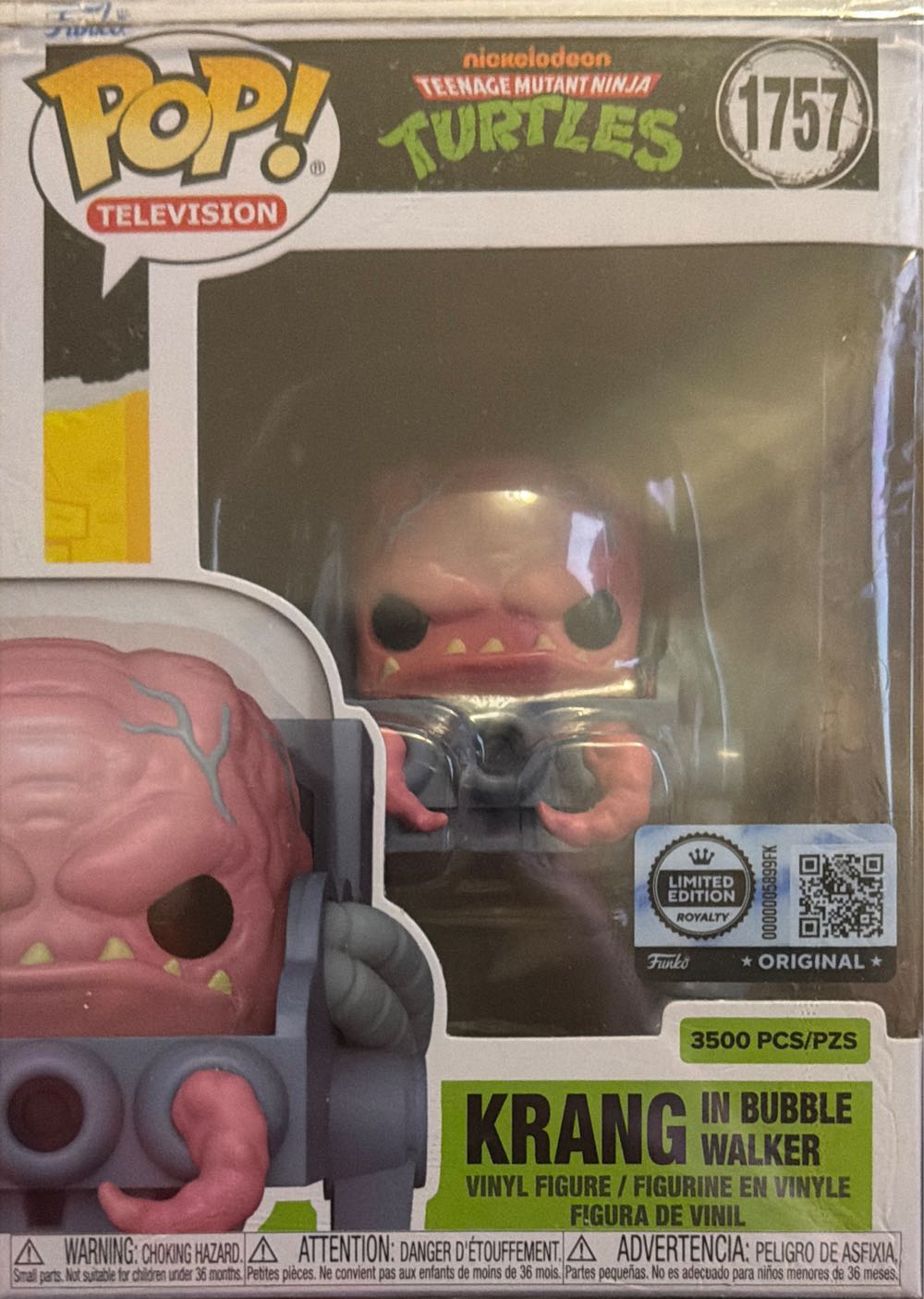 TMNT -1757- Krang In Bubble Walker  vinyl figure collectible [Barcode 889698880732] - Main Image 4