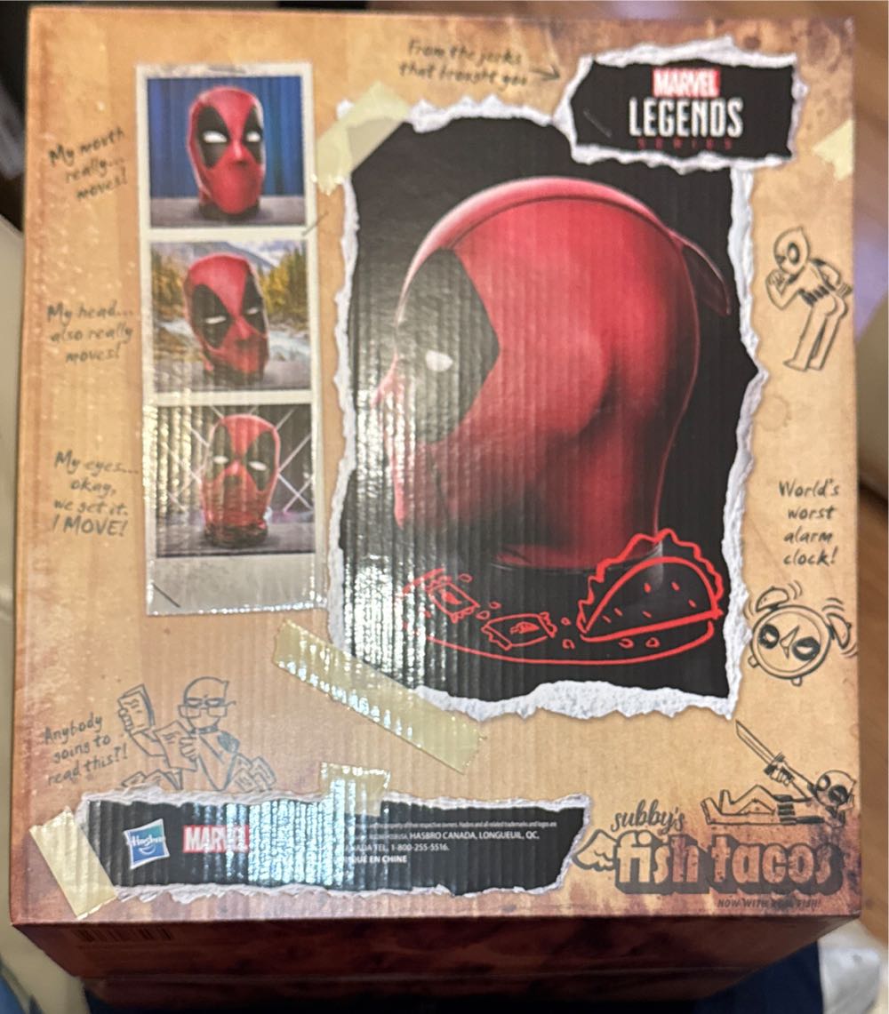 Marvel Legends Deadpool’s Head Premium Interactive Moving Talking Electronic App-enhanced Adult Collectible With 600 Sfx And Phrases - Deadpool vinyl figure collectible [Barcode 630509864935] - Main Image 2